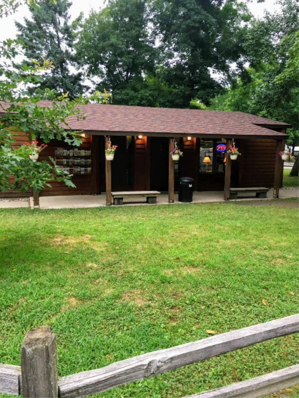 Camp store in Chain O' Lakes State Park Indiana.