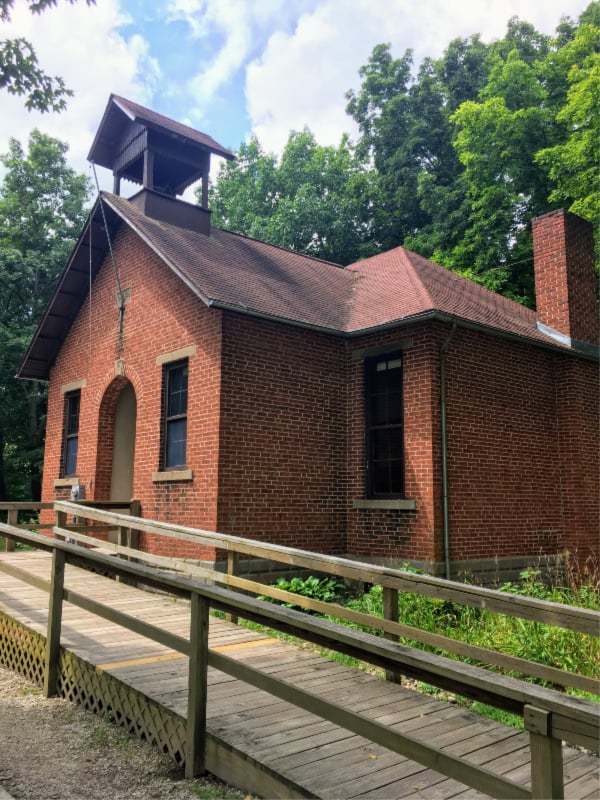 Stanley Schoolhouse in Chain O' Lakes State Park, Indiana