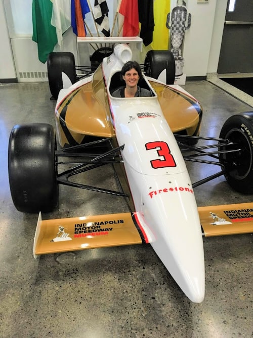 Get your picture taken in a Indy race car at the Indianapolis Motor Speedway Museum.