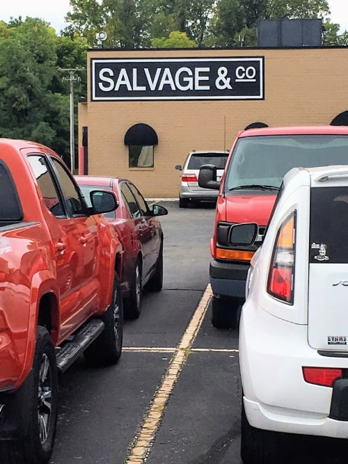 Checking out Salvage & Co in Carmel, Indiana.