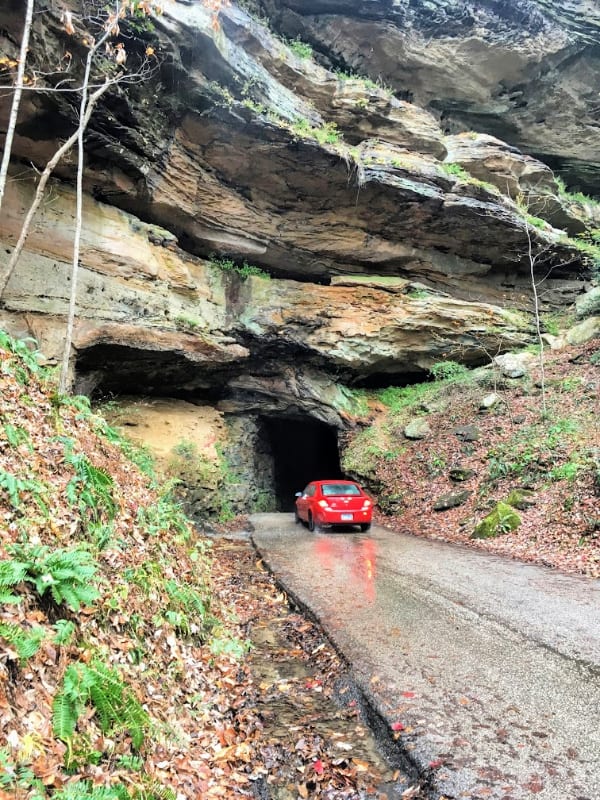 The Nada Tunnel marking the entrance to the Red River Gorge Area.