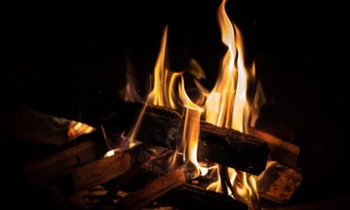 Fire is an important element of hygge and with an RV you can add it inside and out.