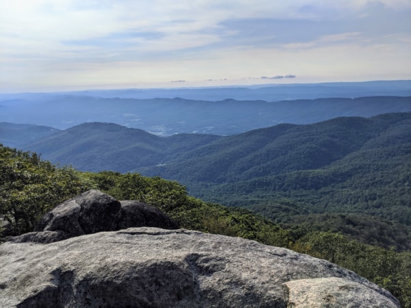 Blue Ridge Parkway Virginia Hikes: The Summit Views On The Sharp Top Trail