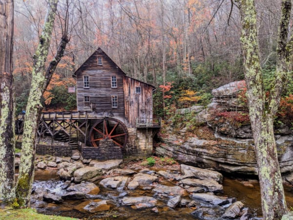 Glade Creek Grist Mill: Babcock State Park, WV.
