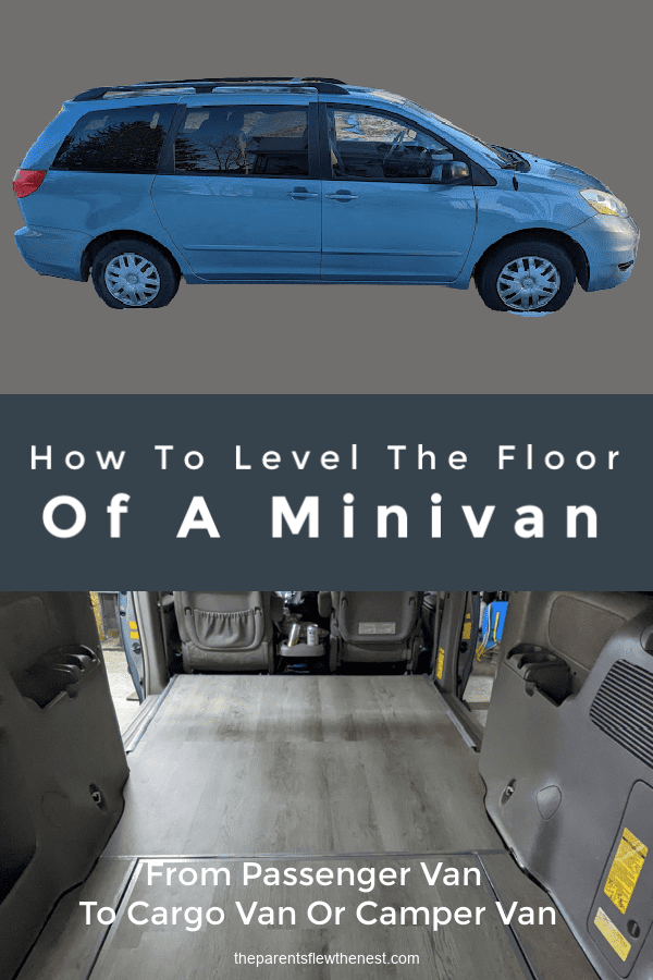 How To Level The Floor In A Minivan To Camper Van or Cargo Van Conversion