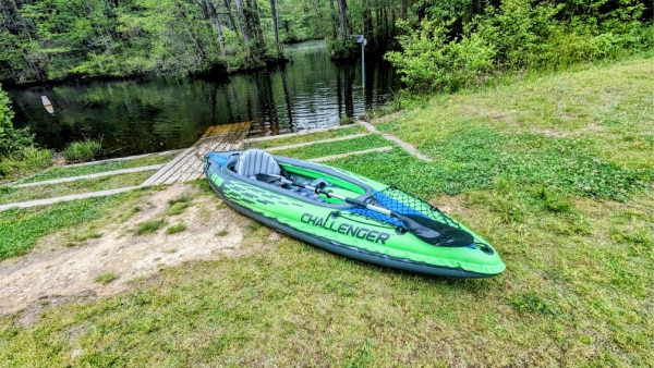 Specs and features of the Challenger K2 kayak. 